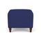 Lesro Siena Lounge Reception 1 Seat Bench, Walnut, OH Cobalt Upholstery SN1001 - alternate 1